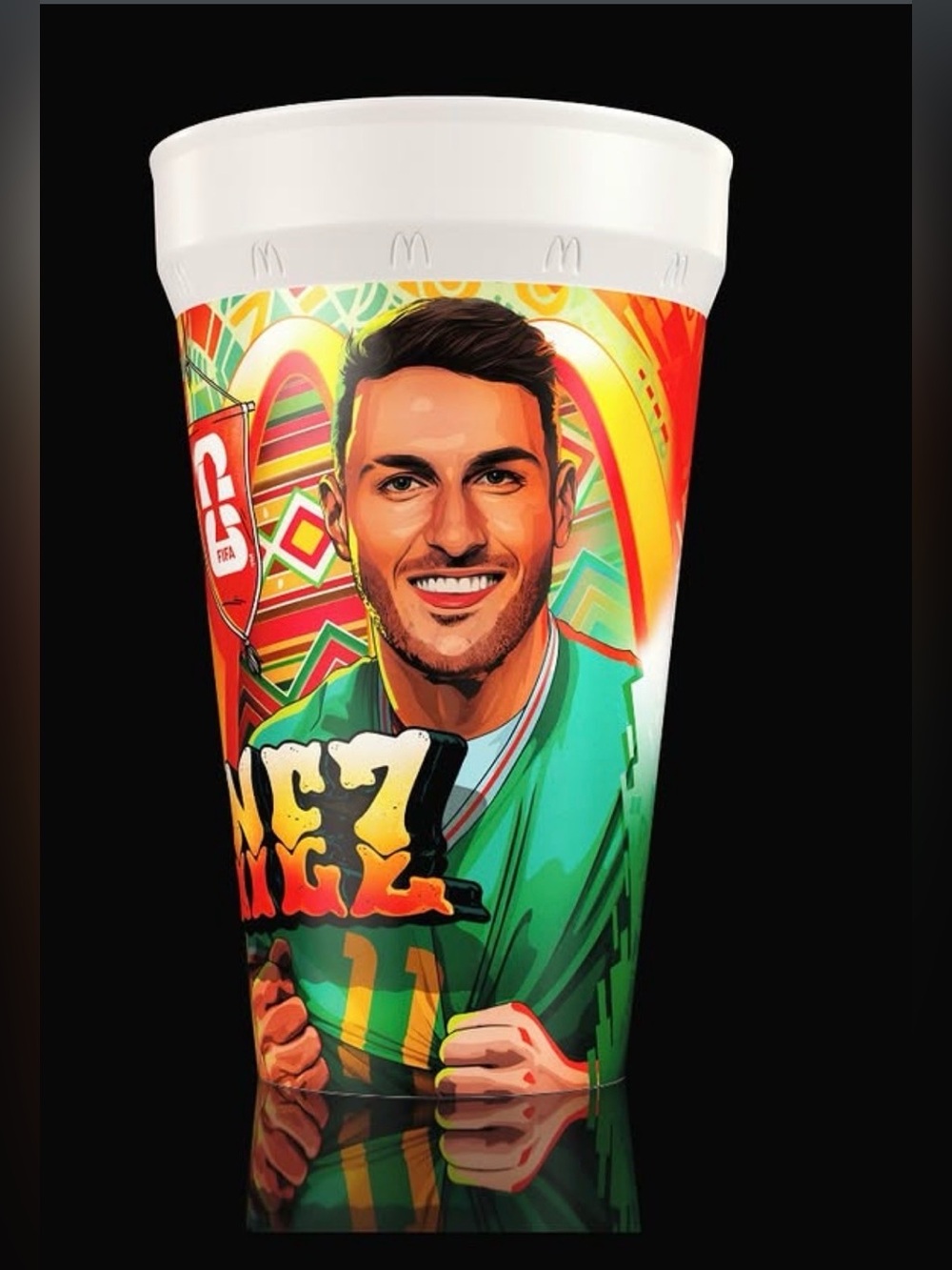 McDonaldโs FIFA World Cup 2026 Santiago โBeboteโ Gimรฉnez Limited Edition Cup
